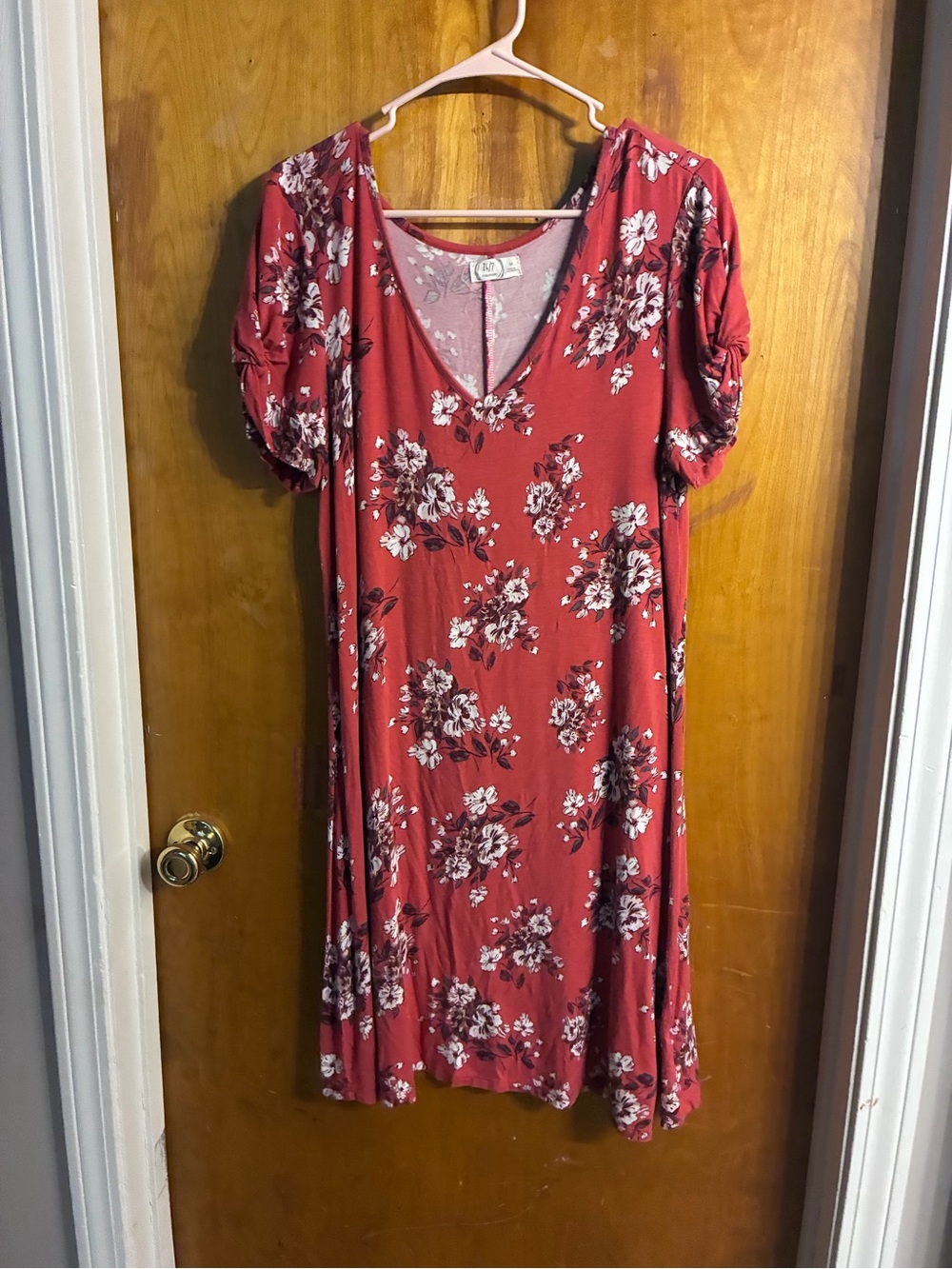 Women's Floral V-neck Garment